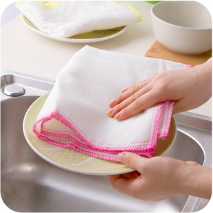 加棉木纤维抹布洗碗布 洗碗手巾 去油擦碗布 去油抹布