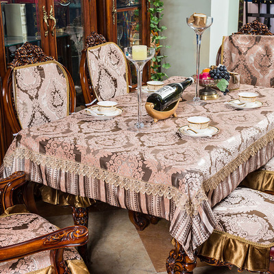 杰亚格 欧式桌布 布艺餐桌台布 西餐时尚桌旗索菲亚餐椅系列