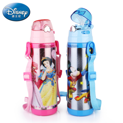 小孩保温杯米奇迪士尼男女儿童带吸管水壶小学生水瓶防漏喝水杯子