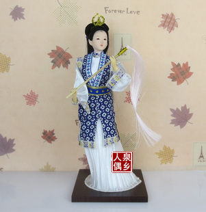 创意中国人偶娃娃 红楼梦十二金钗摆件工艺品 家居玩偶摆设礼品
