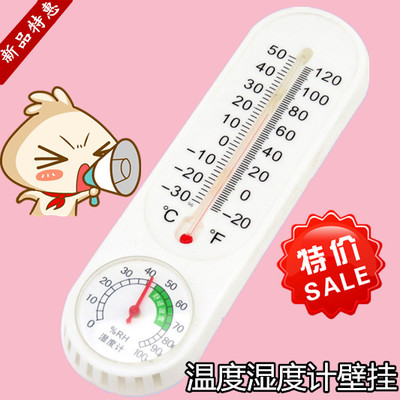 家用室内外温度计湿度计 干湿温度计 大棚婴儿房指针可壁挂式特价