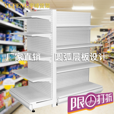 精品韩式日式便利店超市货架单面双面货架零食展示架置物架批发