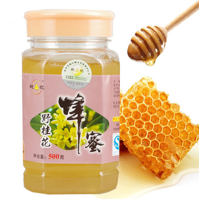 蜂蜜野桂花蜜500g农家自产土蜂蜜 深山天然成熟原蜜