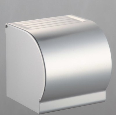 太空铝厕所洗手间防水卷纸筒 卫生间纸巾盒大卷纸盒手纸盒草纸盒