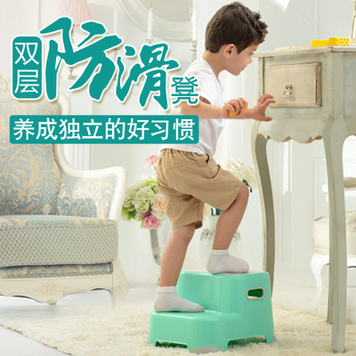 劳可里尼儿童多功能垫脚凳幼儿双层小凳子宝宝防滑凳踏脚凳小椅子