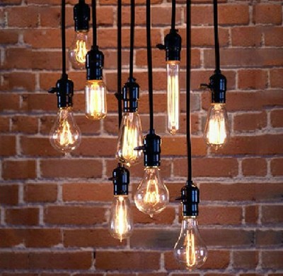 loft爱迪生灯泡 创意个性复古钨丝灯泡创意吊灯电灯泡