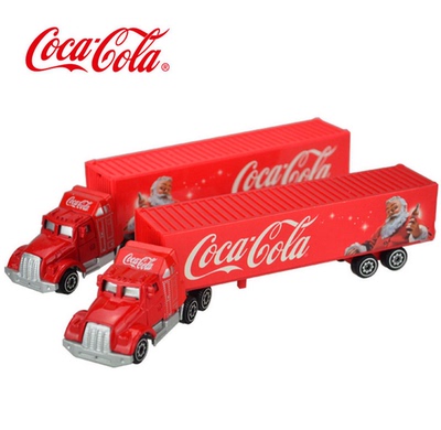 可口可乐圣诞限量珍藏版运输车  货柜车模型 加长款正品