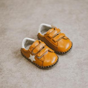 2016秋款婴儿学步鞋宝宝鞋真皮皮鞋防滑6-9个月1岁男女童鞋软底