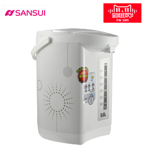 Sansui/山水 PAN-503电热水瓶三段保温5L泡奶烧水壶304全不锈钢
