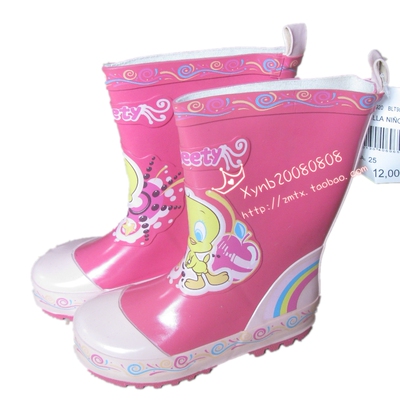 包邮新款儿童雨鞋Hello Kitty雨靴女童水鞋短靴水靴baby08