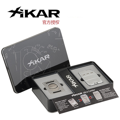 美国Xikar Ultra Mag雪茄打火机剪刀套装907西卡礼盒包邮正品