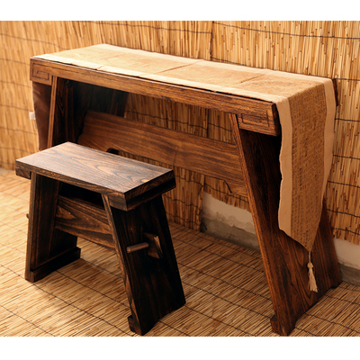 清仓热卖 高级桐木古琴桌（带琴凳）古琴桌凳