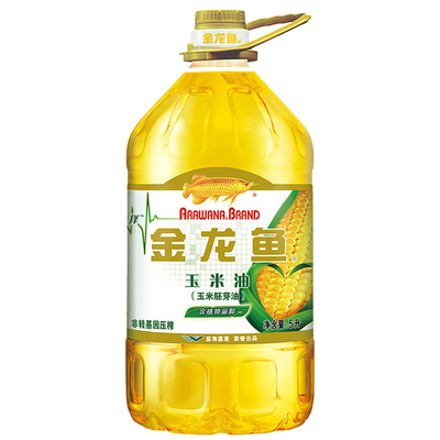 5L金龙鱼玉米油含植物甾醇胚芽食用油大瓶装非转基因压榨包邮粮油