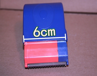 封箱带切割器封箱器透明胶带封箱器6CM宽 红色打包器801封箱器