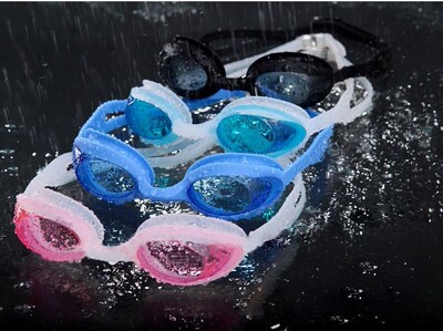 盒装游泳眼镜 防雾防水眼镜 硅胶一体化泳镜 成人泳镜 泳镜