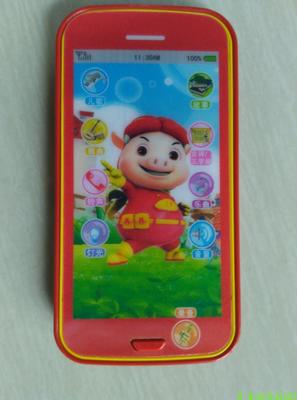 猪猪侠儿童玩具手机 智能触屏声光玩具电话 宝宝故事早教机包邮