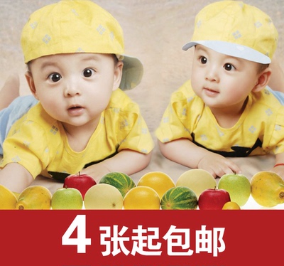 双胞胎画图片婴儿海报 宝宝画报贴画孕妇必备早教胎教海报墙贴图