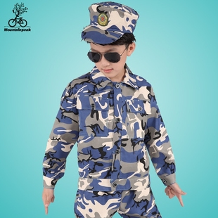 儿童中小学军训迷彩服套装特种兵夏令营野战军军迷男女童表演服