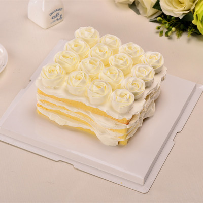 乐卡夫生日蛋糕特色创意个性玫瑰蛋糕定制成都北京同城配送免费