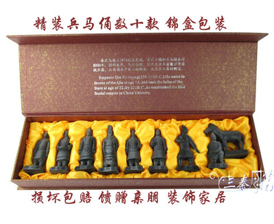 兵马俑礼盒装 陕西旅游特色工艺品纪念品家居桌面摆件热卖送老外