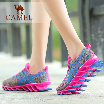 CAMEL骆驼女鞋户外运动鞋跑步鞋男鞋越野跑鞋舒适休闲透气飞织鞋
