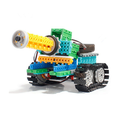 龙越遥控积木车4合1儿童玩具电动积木智力拼装益智玩具拼插R721