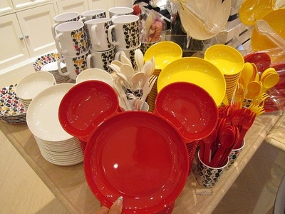 【现货】日本代购 Francfranc Mickey米奇 米老鼠餐盘/碗水果盘