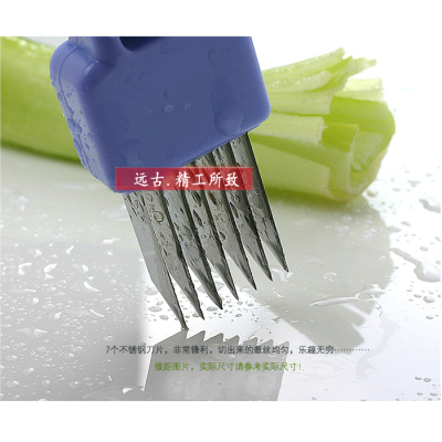 韩式切葱器切丝器多功能切葱丝刀器刨丝刀切丝切片刀不锈钢包邮