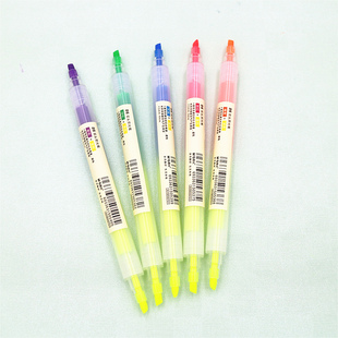 晨光文具荧光笔彩色笔x8701 单头荧光笔涂鸦记号笔标记重点笔双头