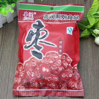 喜润阿胶枣252g袋装蜜枣蜜饯零食品小吃红枣干果枣类制品批发