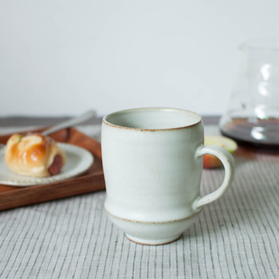 最陶瓷 韩式手工简约陶瓷咖啡马克杯 水杯 果汁杯 随手杯