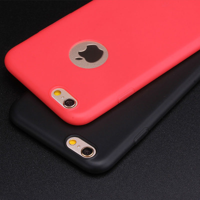 易景 iphone6S糖果壳 IP6硅胶保护套 苹果6PLUS软壳超薄防摔磨砂