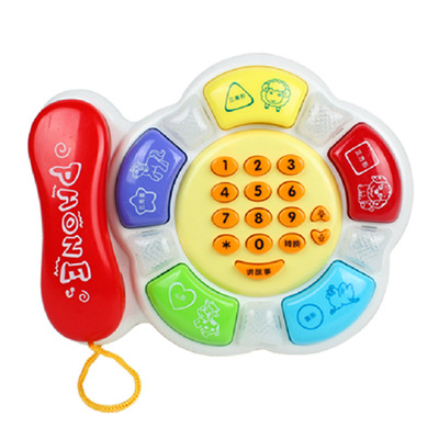 婴幼儿童玩具电话机 宝宝玩具手机0-1-3岁小孩益智早教音乐