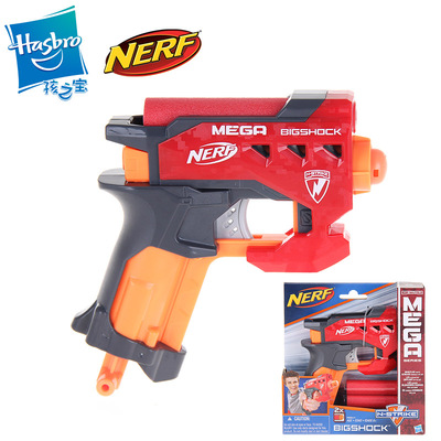 孩之宝专柜正品热火NERF软弹枪玩具MEGA Jolt超级突击发射器A9314