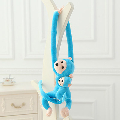 新年礼物猴年公仔生肖猴子毛绒玩具公仔布娃娃母子猴长臂猴窗帘扣