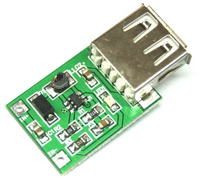 升压模块(0.9V~5V)升5V 600MA USB 升压电路板移动电源