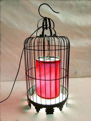 美式铁艺鸟笼灯 落地创意酒店灯具 中式餐厅吊灯个性客厅茶楼灯笼