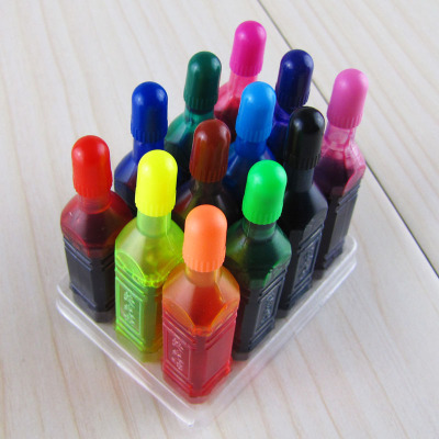掌握 36色、24色 水彩笔补充液 墨囊墨水无毒 喷喷笔墨水
