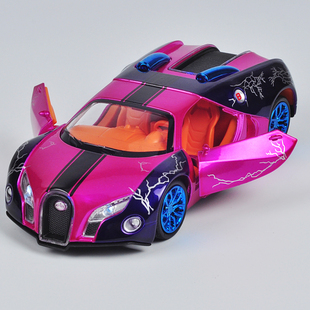卡威玩具超跑合金车模 1:32儿童玩具跑车声光回力小汽车模型