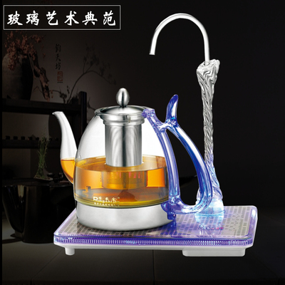 自动上水吸水电热水壶玻璃电动抽水器电茶壶烧水壶泡茶具套装包邮