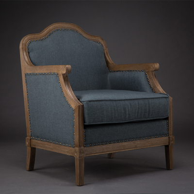 亨通国际欧式复古实木沙发支持订制单双人沙发
