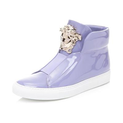 Versace/范思哲 紫色logo饰松紧带休闲鞋