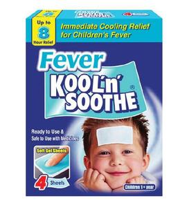 澳洲药房 Kool 'n' Soothe 儿童退烧贴退热宝 4片装1岁以上热销
