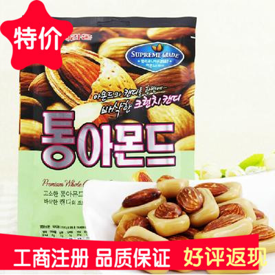 特价 韩国进口零食好丽友杏仁糖正品新日期糖果特产 90G一箱30袋