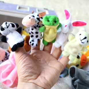 婴儿动物手指娃娃布偶玩具套手玩偶新生儿大全宝宝母婴用品专卖店