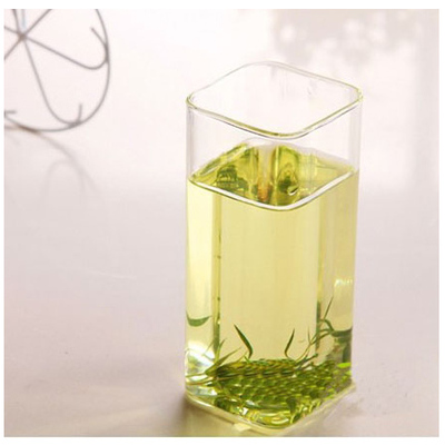 透明玻璃杯子创意方形无盖耐热水杯花茶系列牛奶果汁杯特价优惠中