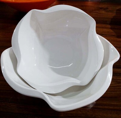 创意意面碗沙拉盘焗饭盘菜盘深盘花型酸菜鱼汤盘酒店餐具西餐餐具