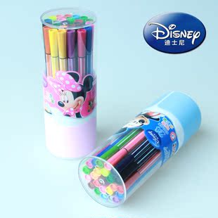 新款！正品授权迪士尼筒装米奇水彩笔 24色可洗水彩笔 Z6160-1