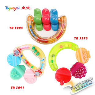 Toyroyal皇室环保玩具半环形手摇铃 唦唦手摇铃水果手摇铃摇铃