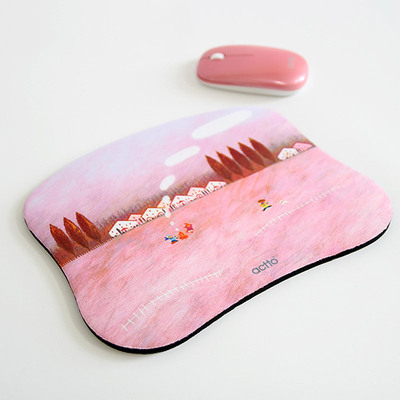 包邮  韩国安尚可爱办公艺术 鼠标垫 柔软防滑加厚 可水洗鼠标垫